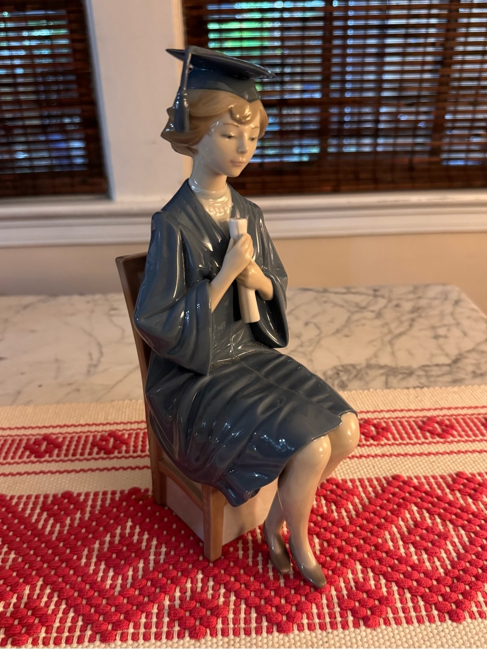 Lladro girl graduate figurine like new